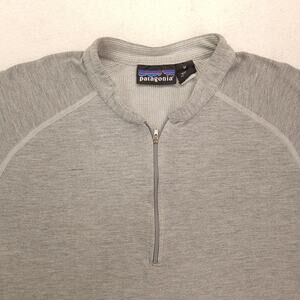Patagonia Long Sleeve 1/4 Zip Outdoor Jacket Womens Size Medium M Gray